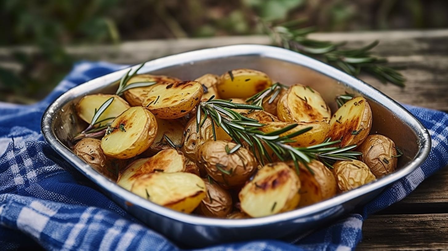 Roasted Potato Cubes with Rosemary – Feast Glorious Feast